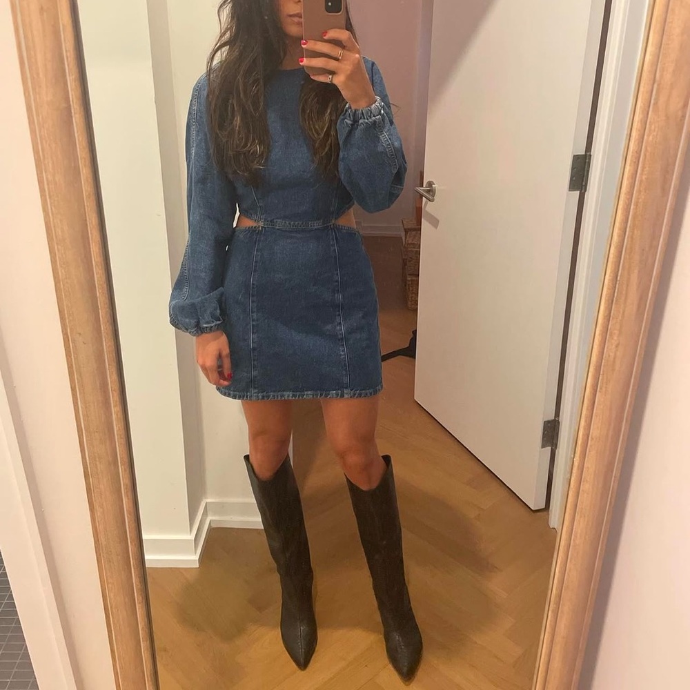 Mango Denim Dress